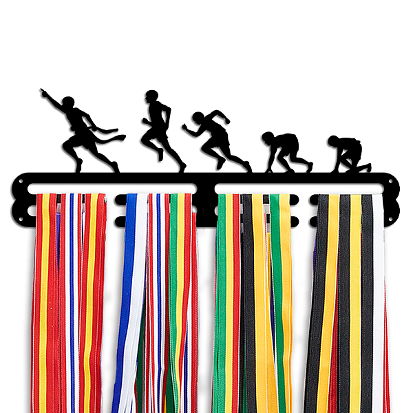 PandaHall Iron Medal Hanger Holder Display Wall Rack, with Screws, Sports, 400x150mm Iron Sports Black
PandaHall Iron Medal Hanger Holder Display Wall Rack, with Screws, Sports, 400x150mm Iron Sports Black