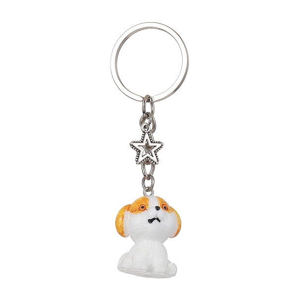 PandaHall Resin Dog Pendant Keychain, with Iron Rings and Alloy Star Charm, Orange, 8.5cm, Dog: 29.5x22.5x24.5mm Resin Dog Orange
PandaHall Resin Dog Pendant Keychain, with Iron Rings and Alloy Star Charm, Orange, 8.5cm, Dog: 29.5x22.5x24.5mm Resin Dog Orange