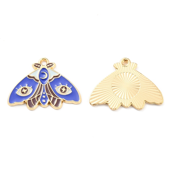PandaHall Alloy Enamel Pendants, Golden, Moths Charm, Royal Blue, 21.5x28x1.5mm, Hole: 1.8mm Alloy+Enamel Others
PandaHall Alloy Enamel Pendants, Golden, Moths Charm, Royal Blue, 21.5x28x1.5mm, Hole: 1.8mm Alloy+Enamel Others
