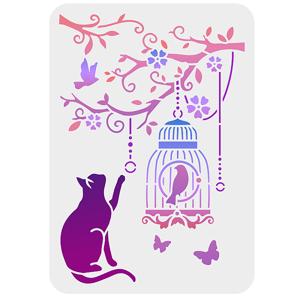 PandaHall Plastic Drawing Painting Stencils Templates, for Painting on Scrapbook Fabric Tiles Floor Furniture Wood, Rectangle, Bird Pattern...
PandaHall Plastic Drawing Painting Stencils Templates, for Painting on Scrapbook Fabric Tiles Floor Furniture Wood, Rectangle, Bird Pattern...