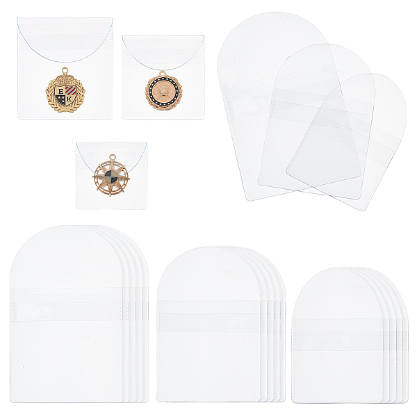 PandaHall AHADERMAKER 100Pcs 3 Sizes PVC Single Pocket Coin Sleeves Holders, Individual Clear Plastic Coin Flips Coin Protector, for Coin...
PandaHall AHADERMAKER 100Pcs 3 Sizes PVC Single Pocket Coin Sleeves Holders, Individual Clear Plastic Coin Flips Coin Protector, for Coin...