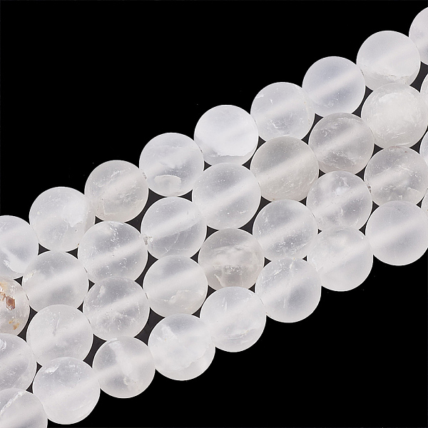 PandaHall Natural Quartz Crystal Beads Strands, Frosted, Round, 6mm, Hole: 1mm, about 63pcs/strand, 15.5 inch Quartz Crystal Round
PandaHall Natural Quartz Crystal Beads Strands, Frosted, Round, 6mm, Hole: 1mm, about 63pcs/strand, 15.5 inch Quartz Crystal Round