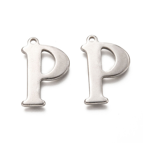 PandaHall 201 Stainless Steel Pendants, Letter P, Stainless Steel Color, 28.5x19x2mm, Hole: 2mm 201 Stainless Steel Letter
PandaHall 201 Stainless Steel Pendants, Letter P, Stainless Steel Color, 28.5x19x2mm, Hole: 2mm 201 Stainless Steel Letter