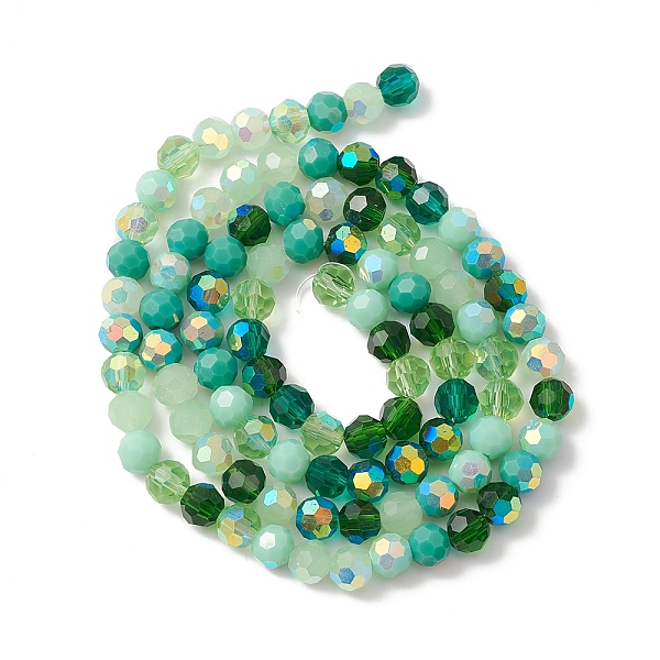 PandaHall Electroplate Glass Beads Strands, Faceted(32 Facets), Half AB Color Plated, Round, Green, 6x5mm, Hole: 1.4mm, about 100pcs/strand...
PandaHall Electroplate Glass Beads Strands, Faceted(32 Facets), Half AB Color Plated, Round, Green, 6x5mm, Hole: 1.4mm, about 100pcs/strand...