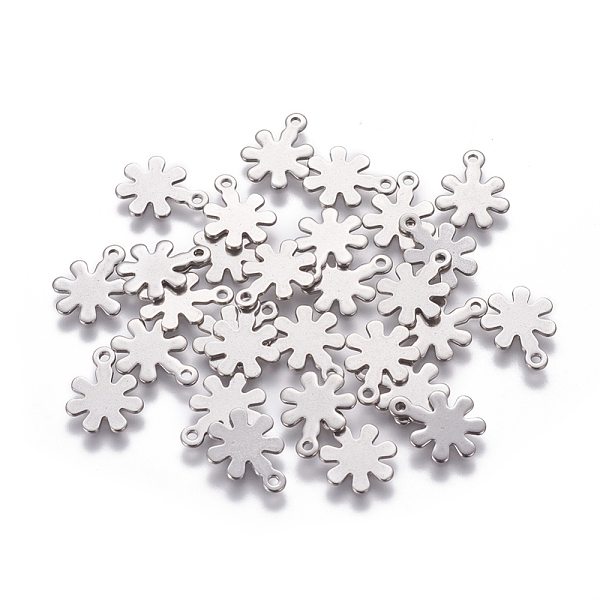 PandaHall 201 Stainless Steel Charms, Flower, Stainless Steel Color, 13x10.5x0.8mm, Hole: 1mm 201 Stainless Steel Flower
PandaHall 201 Stainless Steel Charms, Flower, Stainless Steel Color, 13x10.5x0.8mm, Hole: 1mm 201 Stainless Steel Flower
