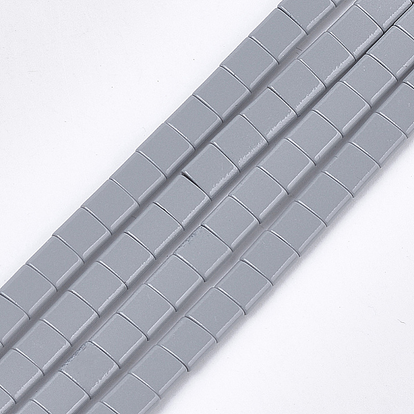 PandaHall Spray Painted Non-magnetic Synthetic Hematite Multi-Strand Links, For Tile Elastic Bracelets Making, Square, Light Grey, 5x5x2mm..., Gray
PandaHall Spray Painted Non-magnetic Synthetic Hematite Multi-Strand Links, For Tile Elastic Bracelets Making, Square, Light Grey, 5x5x2mm..., Gray