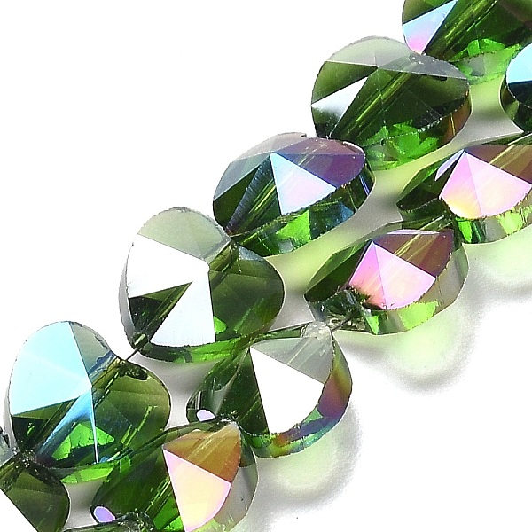 PandaHall Electroplate Glass Beads Strands, Heart, Faceted, Lime Green, 10x10x6mm, Hole: 1.2mm, about 78~80pcs/strand, 28.82~28.94''...
PandaHall Electroplate Glass Beads Strands, Heart, Faceted, Lime Green, 10x10x6mm, Hole: 1.2mm, about 78~80pcs/strand, 28.82~28.94''...