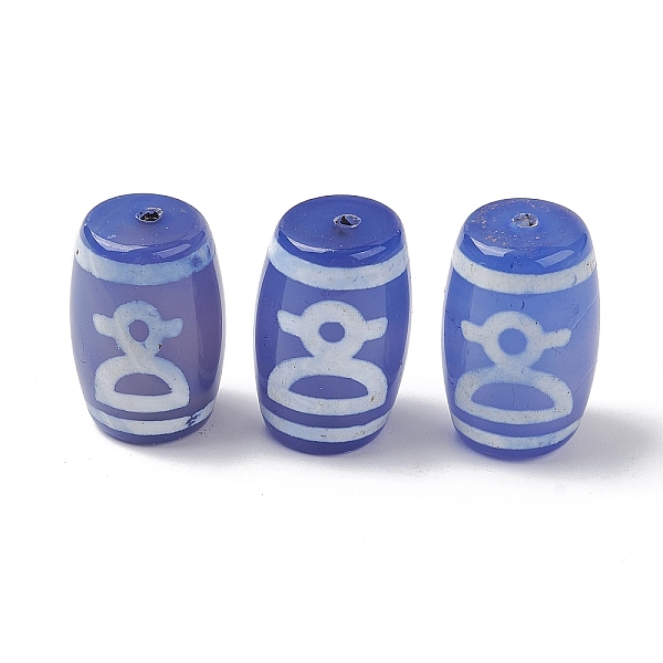 PandaHall Tibetan Style dZi Beads, Blue Natural Agate Beads, Dyed & Heated, Oval, God of Wealth Pattern, 22x14mm, Hole: 1.5mm Tibetan Agate
PandaHall Tibetan Style dZi Beads, Blue Natural Agate Beads, Dyed & Heated, Oval, God of Wealth Pattern, 22x14mm, Hole: 1.5mm Tibetan Agate