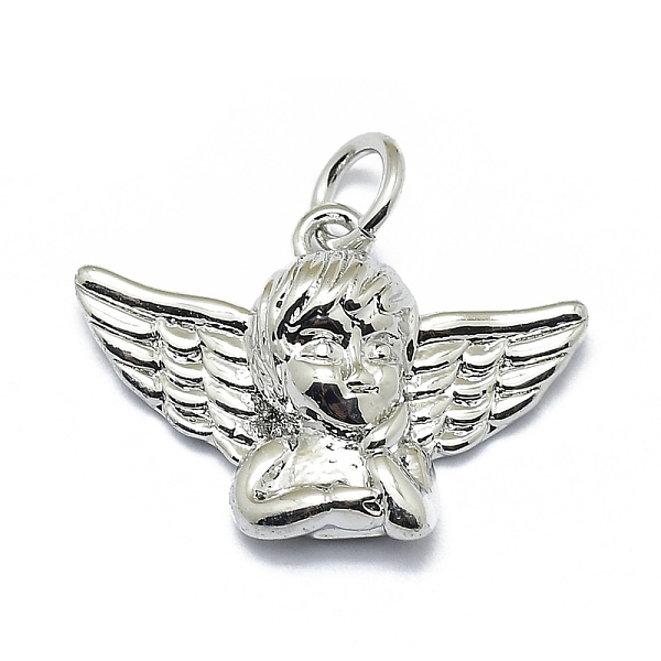 PandaHall Brass Pendants, Long-Lasting Plated, with Jump Rings, Angel, Platinum, 13.5x19x5mm, Hole: 3mm Brass Angel & Fairy
PandaHall Brass Pendants, Long-Lasting Plated, with Jump Rings, Angel, Platinum, 13.5x19x5mm, Hole: 3mm Brass Angel & Fairy