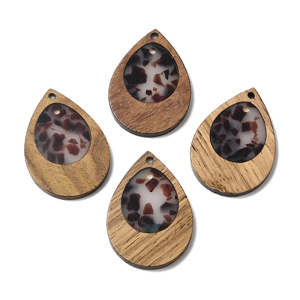 PandaHall Wood & Resin Pendant, Teardrop Charms, Dark Gray, 38x25.5x3mm, Hole: 2mm Wood Teardrop
PandaHall Wood & Resin Pendant, Teardrop Charms, Dark Gray, 38x25.5x3mm, Hole: 2mm Wood Teardrop