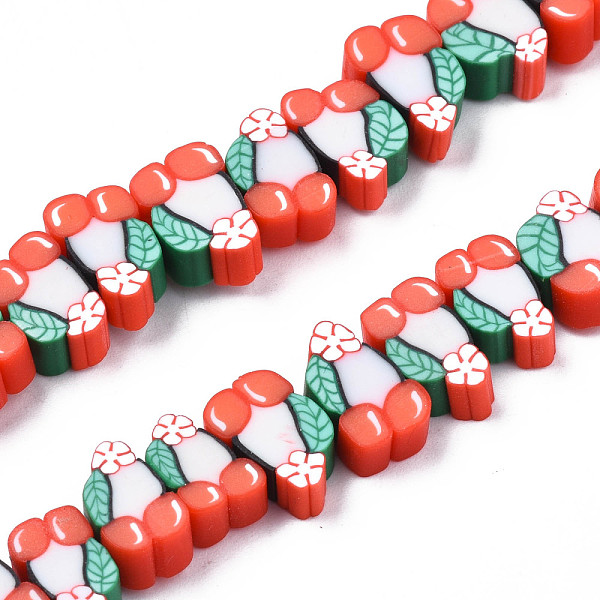 PandaHall Handmade Polymer Clay Beads, Cherry, Tomato, 9~10.5x5.5~7.5x4~4.5mm, Hole: 1.6mm, about 40pcs/strand, 10.16 inch(25.8cm) Polymer..., Red
PandaHall Handmade Polymer Clay Beads, Cherry, Tomato, 9~10.5x5.5~7.5x4~4.5mm, Hole: 1.6mm, about 40pcs/strand, 10.16 inch(25.8cm) Polymer..., Red