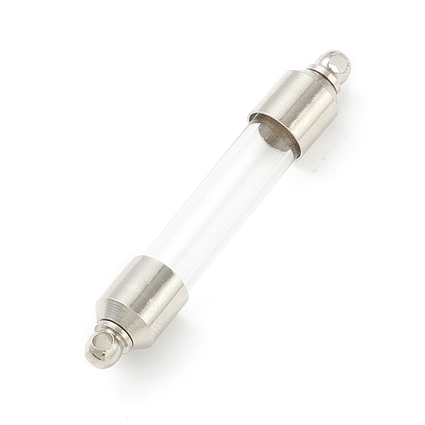 PandaHall Transparent Glass Vial Pendant Normal Link Connectors, Straight Tube Openable Wish Bottle with Brass & Alloy Findings for Jewelry..., Clear
PandaHall Transparent Glass Vial Pendant Normal Link Connectors, Straight Tube Openable Wish Bottle with Brass & Alloy Findings for Jewelry..., Clear