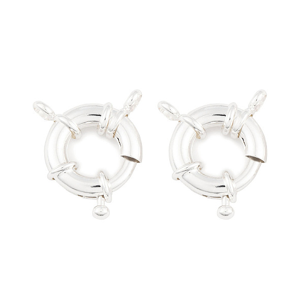 PandaHall Rack Plating Brass Spring Ring Clasps, Cadmium Free & Lead Free, Long-Lasting Plated, Ring, Silver, 29x17.5x6mm, Hole: 3mm Brass
PandaHall Rack Plating Brass Spring Ring Clasps, Cadmium Free & Lead Free, Long-Lasting Plated, Ring, Silver, 29x17.5x6mm, Hole: 3mm Brass