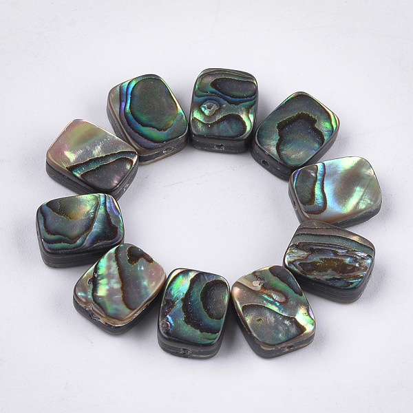PandaHall Abalone Shell/Paua Shell Beads, Rectangle, Colorful, 10x8x3.5~4mm, Hole: 1mm Paua Shell Rectangle Green
PandaHall Abalone Shell/Paua Shell Beads, Rectangle, Colorful, 10x8x3.5~4mm, Hole: 1mm Paua Shell Rectangle Green