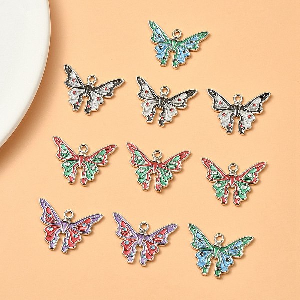 PandaHall Alloy Enamel Pendants, Butterfly Charm, Lead Free & Cadmium Free, Platinum, 17.5x24.5x3mm, Hole: 1.8mm Alloy+Enamel Butterfly
PandaHall Alloy Enamel Pendants, Butterfly Charm, Lead Free & Cadmium Free, Platinum, 17.5x24.5x3mm, Hole: 1.8mm Alloy+Enamel Butterfly