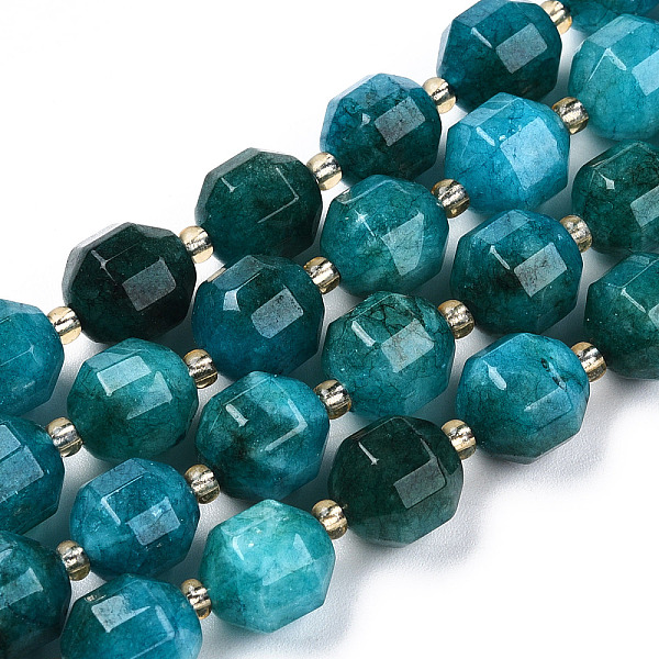 PandaHall Natural Dolomite Beads Strands, Faceted, Dyed, Round, Dark Cyan, 10.5x9.5mm, Hole: 1.2mm, about 31pcs/strand, 15.04 inch~15.35...
PandaHall Natural Dolomite Beads Strands, Faceted, Dyed, Round, Dark Cyan, 10.5x9.5mm, Hole: 1.2mm, about 31pcs/strand, 15.04 inch~15.35...