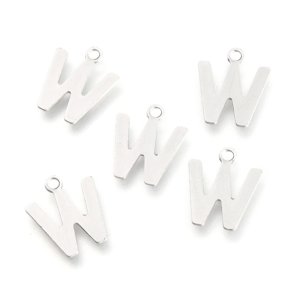 PandaHall 201 Stainless Steel Charms, Alphabet, Letter.W, 12x10.1x0.6mm, Hole: 1.4mm 201 Stainless Steel Letter W
PandaHall 201 Stainless Steel Charms, Alphabet, Letter.W, 12x10.1x0.6mm, Hole: 1.4mm 201 Stainless Steel Letter W