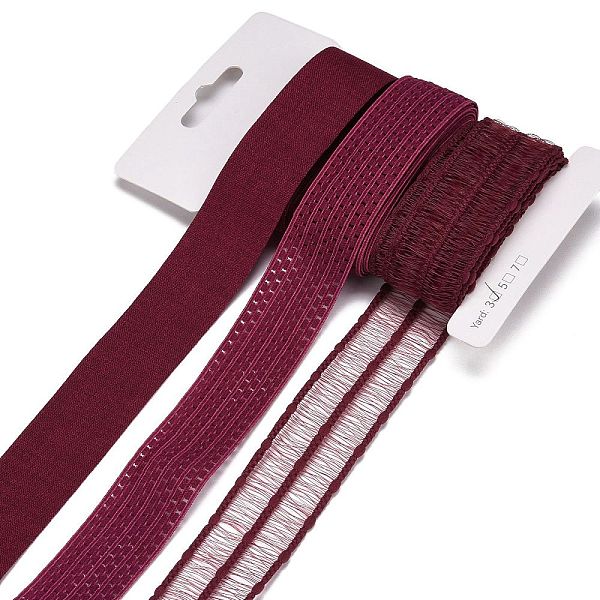 PandaHall 9 Yards 3 Styles Polyester Ribbon, for DIY Handmade Craft, Hair Bowknots and Gift Decoration, Dark Red Color Palette, Dark Red...
PandaHall 9 Yards 3 Styles Polyester Ribbon, for DIY Handmade Craft, Hair Bowknots and Gift Decoration, Dark Red Color Palette, Dark Red...