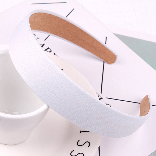 PandaHall Wide Cloth Hair Bands, Solid Simple Hair Accessories for Women, White, 145x130x28mm Cloth White
PandaHall Wide Cloth Hair Bands, Solid Simple Hair Accessories for Women, White, 145x130x28mm Cloth White