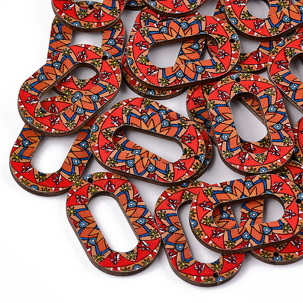PandaHall Printed Basswood Pendants, Back Random Color, Oval, Orange Red, 34.5x22.5x3mm, Hole: 1.8mm Wood Oval Red
PandaHall Printed Basswood Pendants, Back Random Color, Oval, Orange Red, 34.5x22.5x3mm, Hole: 1.8mm Wood Oval Red