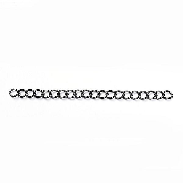 PandaHall 304 Stainless Steel Chain Extender, Curb Chains, Electrophoresis Black, 45~60, Link: 4x3x0.6mm 304 Stainless Steel
PandaHall 304 Stainless Steel Chain Extender, Curb Chains, Electrophoresis Black, 45~60, Link: 4x3x0.6mm 304 Stainless Steel
