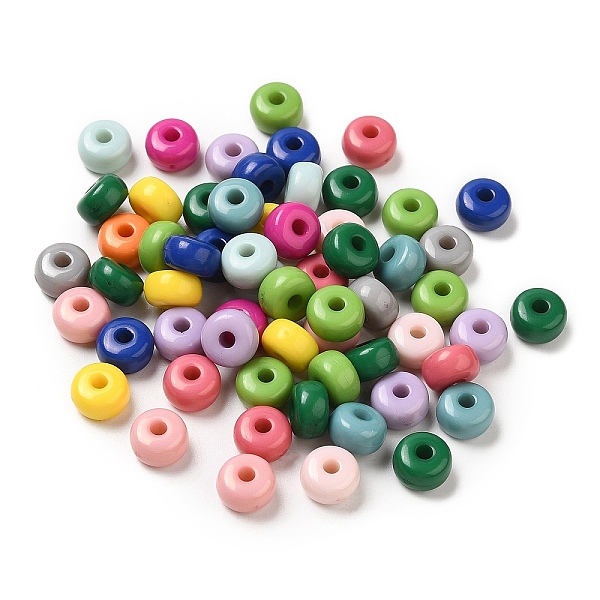 PandaHall Opaque Acrylic Beads, Flat Round, Mixed Color, 7x4mm, Hole: 1.6mm about 3360pcs/500g Acrylic Flat Round Multicolor
PandaHall Opaque Acrylic Beads, Flat Round, Mixed Color, 7x4mm, Hole: 1.6mm about 3360pcs/500g Acrylic Flat Round Multicolor