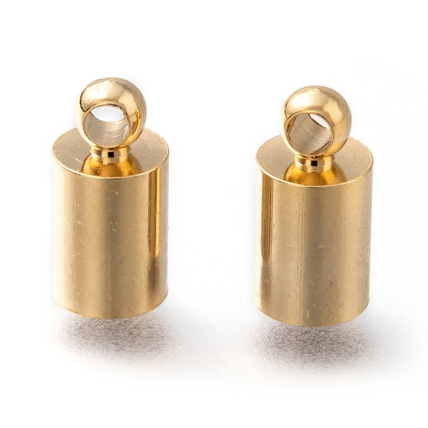 PandaHall Brass Cord Ends, End Caps, Long-Lasting Plated, Column, Real 24K Gold Plated, 10x5mm, Hole: 1.8mm, Inner Diameter: 4mm Brass
PandaHall Brass Cord Ends, End Caps, Long-Lasting Plated, Column, Real 24K Gold Plated, 10x5mm, Hole: 1.8mm, Inner Diameter: 4mm Brass