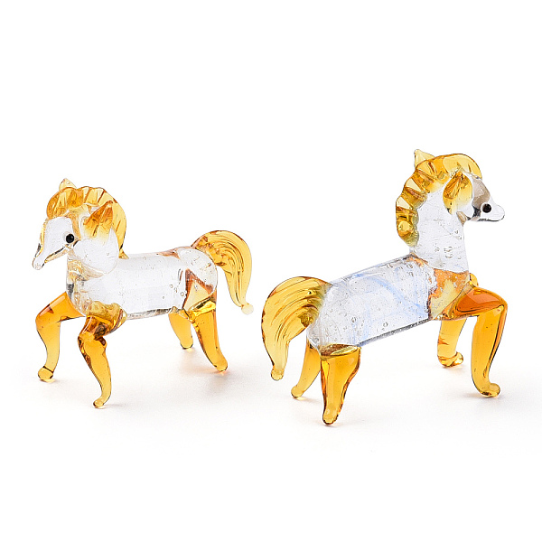 PandaHall Handmade Lampwork Home Decorations, 3D Horse Ornaments for Gift, Orange, 63~65x24~25x50.5~58.5mm Lampwork Horse Orange
PandaHall Handmade Lampwork Home Decorations, 3D Horse Ornaments for Gift, Orange, 63~65x24~25x50.5~58.5mm Lampwork Horse Orange