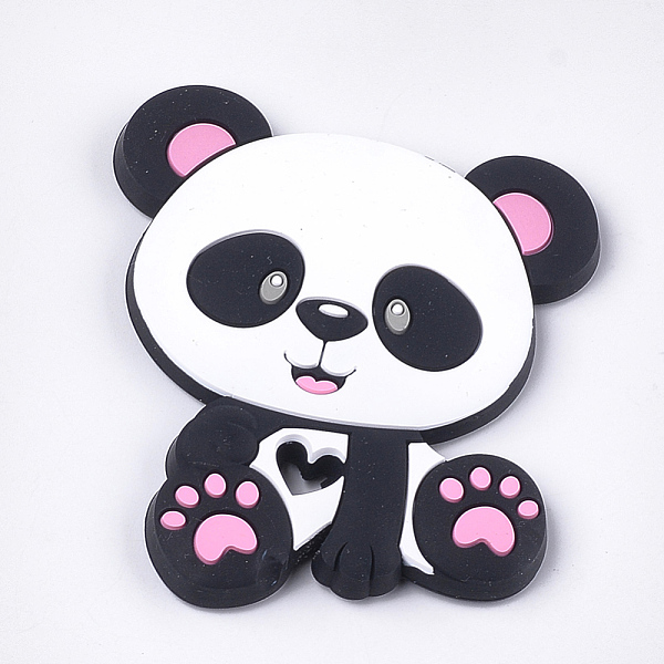 PandaHall Food Grade Eco-Friendly Silicone Cabochons, Chewing Beads For Teethers, DIY Nursing Necklaces Making, Panda, Hot Pink...
PandaHall Food Grade Eco-Friendly Silicone Cabochons, Chewing Beads For Teethers, DIY Nursing Necklaces Making, Panda, Hot Pink...