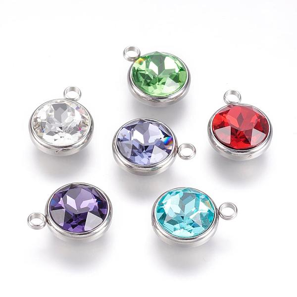 PandaHall K9 Glass Rhinestone Pendants, with 304 Stainless Steel Findings, Flat Round, Mixed Color, 18x14x9mm, Hole: 2.5mm Stainless..., Multicolor
PandaHall K9 Glass Rhinestone Pendants, with 304 Stainless Steel Findings, Flat Round, Mixed Color, 18x14x9mm, Hole: 2.5mm Stainless..., Multicolor