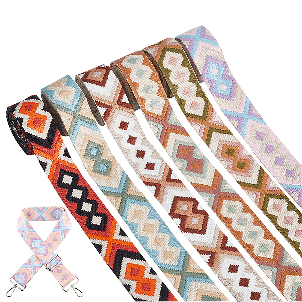 PandaHall WADORN 6 Colors Flat Embroidery Rhombus Polyester Ribbons, 12 Yards Embroidery Jacquard Ribbon Rhombus Jacquard Trim Geometric..., Multicolor
PandaHall WADORN 6 Colors Flat Embroidery Rhombus Polyester Ribbons, 12 Yards Embroidery Jacquard Ribbon Rhombus Jacquard Trim Geometric..., Multicolor
