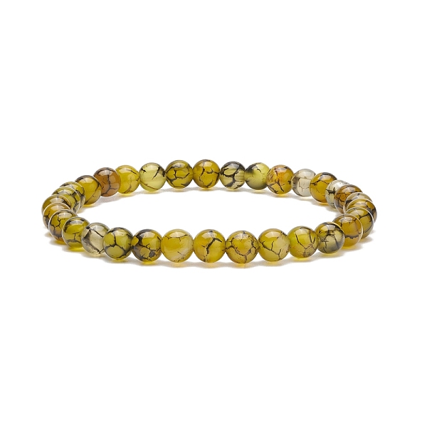 PandaHall Natural Agate Round Beaded Stretch Bracelet, Gemstone Jewelry for Women, Inner Diameter: 2-1/8 inch(5.34cm), Beads: 6.5mm Dragon...
PandaHall Natural Agate Round Beaded Stretch Bracelet, Gemstone Jewelry for Women, Inner Diameter: 2-1/8 inch(5.34cm), Beads: 6.5mm Dragon...