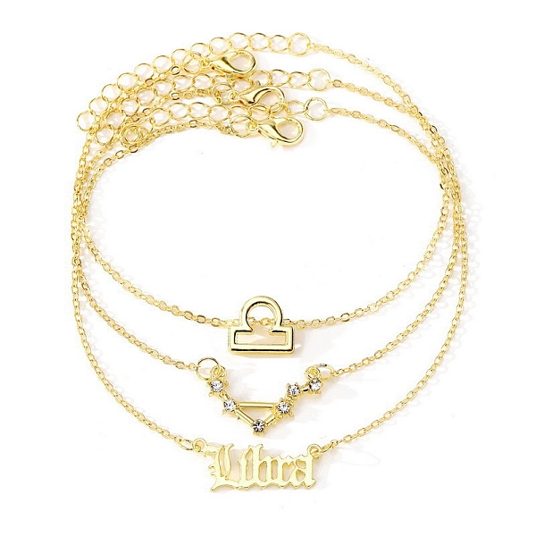 PandaHall 3Pcs Alloy Rhinestones Anklets, Twelve Constellations Charm Anklets for Women, Libra, 8 inch(20.4~21.6cm) Alloy Libra Clear
PandaHall 3Pcs Alloy Rhinestones Anklets, Twelve Constellations Charm Anklets for Women, Libra, 8 inch(20.4~21.6cm) Alloy Libra Clear