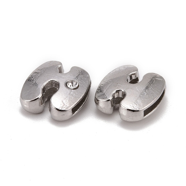 PandaHall Letter Slider Beads for Watch Band Bracelet Making, Platinum Plated Alloy Crystal Rhinestone Slide Charms, Cadmium Free & Nickel..., Clear
PandaHall Letter Slider Beads for Watch Band Bracelet Making, Platinum Plated Alloy Crystal Rhinestone Slide Charms, Cadmium Free & Nickel..., Clear