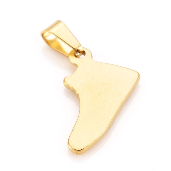 PandaHall 304 Stainless Steel Charms, Shoes, with Enamel, Golden, 14x20x2mm, Hole: 7x4mm Stainless Steel+Enamel Shoes White
PandaHall 304 Stainless Steel Charms, Shoes, with Enamel, Golden, 14x20x2mm, Hole: 7x4mm Stainless Steel+Enamel Shoes White