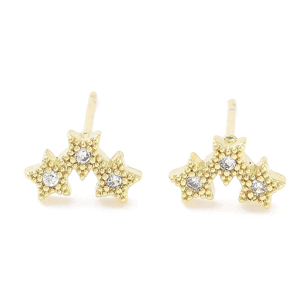 PandaHall Brass Micro Pave Clear Cubic Zirconia Studs Earring for Women, Star, Real 18K Gold Plated, 5.5x9mm Cubic Zirconia Star Clear
PandaHall Brass Micro Pave Clear Cubic Zirconia Studs Earring for Women, Star, Real 18K Gold Plated, 5.5x9mm Cubic Zirconia Star Clear