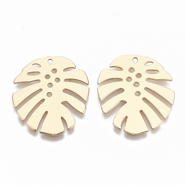 PandaHall Eco-Friendly Iron Pendants, Tropical Leaf Charms, Monstera Leaf, Cadmium Free & Nickel Free & Lead Free, Light Gold, 28x24.5x1mm...
PandaHall Eco-Friendly Iron Pendants, Tropical Leaf Charms, Monstera Leaf, Cadmium Free & Nickel Free & Lead Free, Light Gold, 28x24.5x1mm...