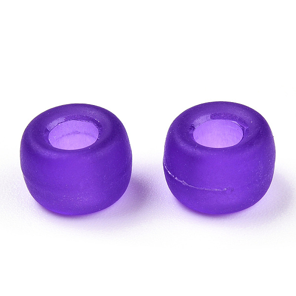 PandaHall Transparent Plastic Beads, Frosted, Barrel, Purple, 9x6mm, Hole: 3.8mm, about 1900pcs/500g Plastic Barrel Purple
PandaHall Transparent Plastic Beads, Frosted, Barrel, Purple, 9x6mm, Hole: 3.8mm, about 1900pcs/500g Plastic Barrel Purple