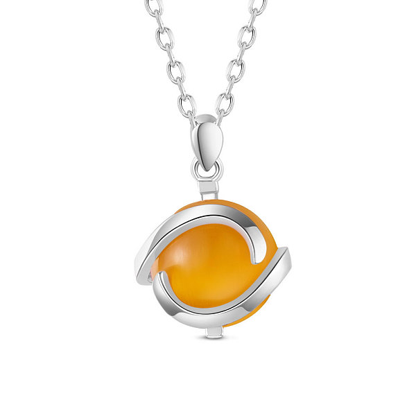 PandaHall SHEGRACE 925 Sterling Silver Pendant Necklace, with Opal, Round, Gold, Platinum, 17.72 inch(45cm) Sterling Silver Gold
PandaHall SHEGRACE 925 Sterling Silver Pendant Necklace, with Opal, Round, Gold, Platinum, 17.72 inch(45cm) Sterling Silver Gold