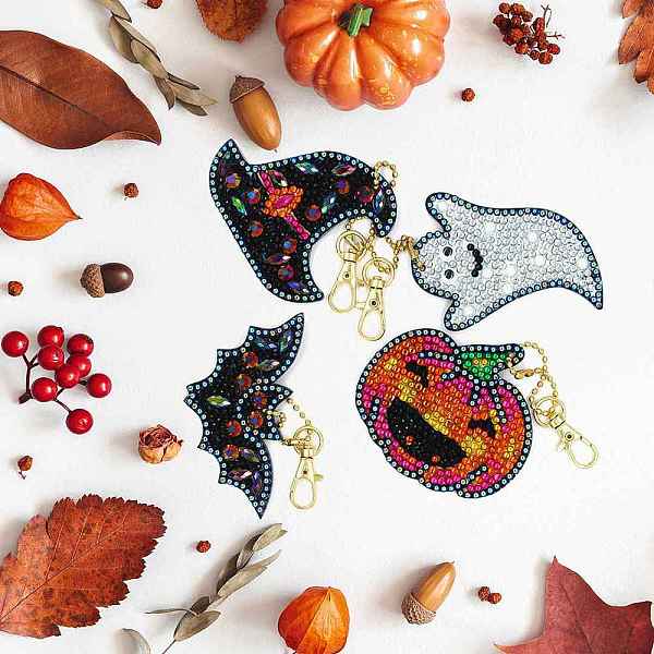 PandaHall Halloween Theme DIY Diamond Painting Keychain Kit, Including Acrylic Board, Keychain Clasp, Bead Chain, Resin Rhinestones Bag...
PandaHall Halloween Theme DIY Diamond Painting Keychain Kit, Including Acrylic Board, Keychain Clasp, Bead Chain, Resin Rhinestones Bag...