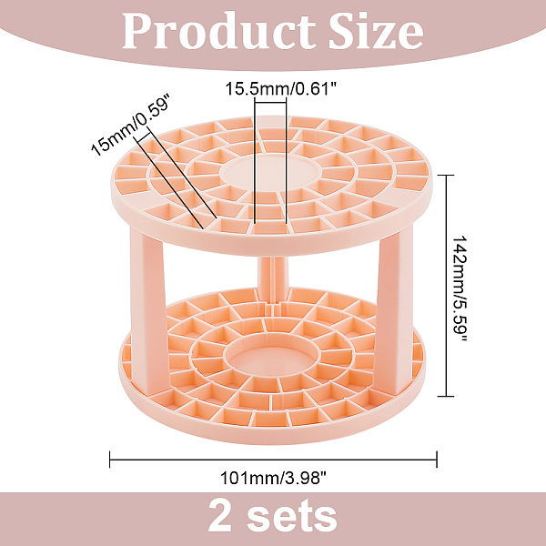 PandaHall AHANDMAKER 2 Sets Paint Brush Holders, 49 Holes Makeup Brush Holder Organizer Round Plastic Brush Crate Storage Holder for Artist...
PandaHall AHANDMAKER 2 Sets Paint Brush Holders, 49 Holes Makeup Brush Holder Organizer Round Plastic Brush Crate Storage Holder for Artist...