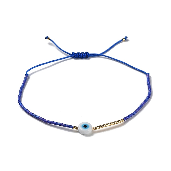 PandaHall Adjustable Lanmpword Evil Eye Braided Bead Bracelet, Royal Blue, 11 inch(28cm) Lampwork
PandaHall Adjustable Lanmpword Evil Eye Braided Bead Bracelet, Royal Blue, 11 inch(28cm) Lampwork