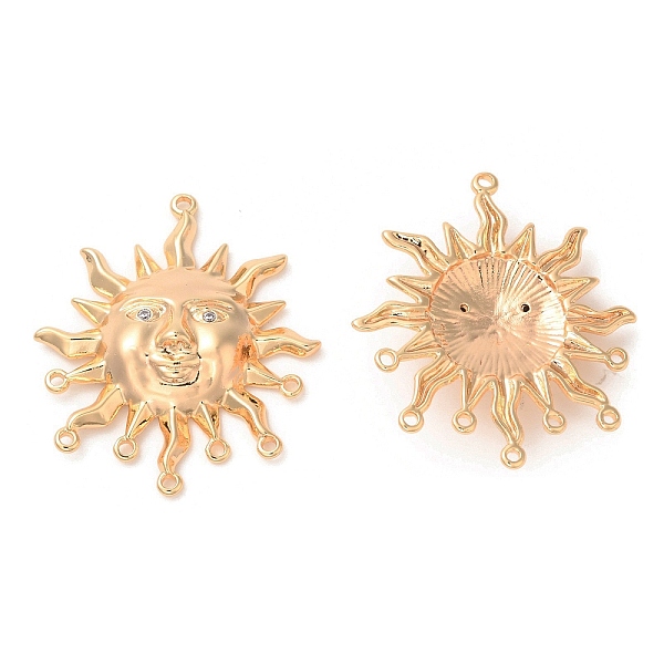 PandaHall Brass with Cubic Zirconia Chandelier Component Links, Sun, Real 18K Gold Plated, 30x26x5mm, Hole: 1.2mm Brass+Cubic Zirconia Sun
PandaHall Brass with Cubic Zirconia Chandelier Component Links, Sun, Real 18K Gold Plated, 30x26x5mm, Hole: 1.2mm Brass+Cubic Zirconia Sun