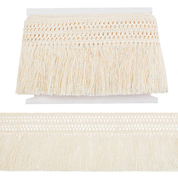 PandaHall Flat Cotton Lace Trims, Tassel Trimming, Garment Accessories, Cornsilk, 4-7/8 inch(125mm) Cotton None Gold
PandaHall Flat Cotton Lace Trims, Tassel Trimming, Garment Accessories, Cornsilk, 4-7/8 inch(125mm) Cotton None Gold