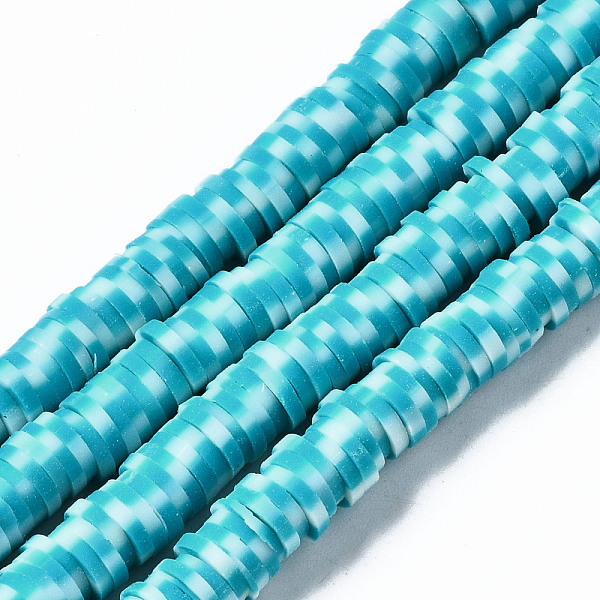 PandaHall Handmade Polymer Clay Beads Strands, for DIY Jewelry Crafts Supplies, Heishi Beads, Disc/Flat Round, Sky Blue, 6x0.5~1mm, Hole...
PandaHall Handmade Polymer Clay Beads Strands, for DIY Jewelry Crafts Supplies, Heishi Beads, Disc/Flat Round, Sky Blue, 6x0.5~1mm, Hole...