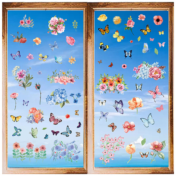 PandaHall 8 Sheets 8 Styles PVC Waterproof Wall Stickers, Self-Adhesive Decals, for Window or Stairway Home Decoration, Rectangle, Butterfly...
PandaHall 8 Sheets 8 Styles PVC Waterproof Wall Stickers, Self-Adhesive Decals, for Window or Stairway Home Decoration, Rectangle, Butterfly...