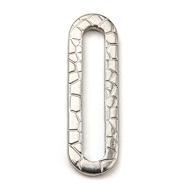 PandaHall 304 Stainless Steel Linking Rings, Textured, Oval, Stainless Steel Color, 25x7.5x2mm, Inner Diameter: 21x3mm 304 Stainless Steel...
PandaHall 304 Stainless Steel Linking Rings, Textured, Oval, Stainless Steel Color, 25x7.5x2mm, Inner Diameter: 21x3mm 304 Stainless Steel...