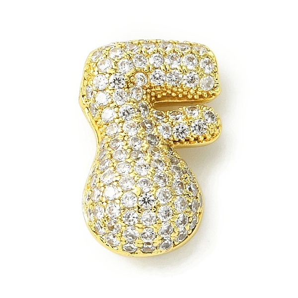 PandaHall Rack Plating Brass Cubic Zirconia Pendants, Cadmium Free & Lead Free, Long-Lasting Plated, Alphabet, Letter F, 21.5x13.5x9mm, Hole..., Clear
PandaHall Rack Plating Brass Cubic Zirconia Pendants, Cadmium Free & Lead Free, Long-Lasting Plated, Alphabet, Letter F, 21.5x13.5x9mm, Hole..., Clear