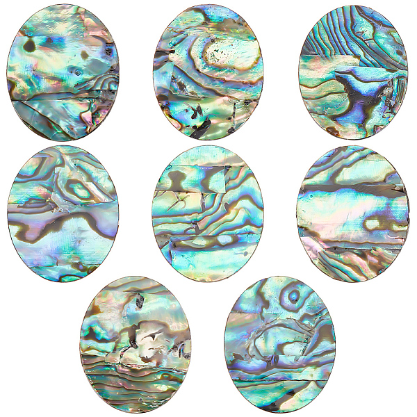 PandaHall BENECREAT Natural Paua Shell Cabochons, Single-Sided Shell Cabochons, Oval/Teardrop Shape, Oval, 26x21x1mm, 8pcs/box Paua Shell...
PandaHall BENECREAT Natural Paua Shell Cabochons, Single-Sided Shell Cabochons, Oval/Teardrop Shape, Oval, 26x21x1mm, 8pcs/box Paua Shell...
