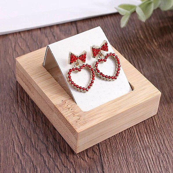 PandaHall Rectangle Wood Earring Display Stands, with Slanted Iron Coverd with PU Leather Holder for Single Pair Earring Showing, WhiteSmoke..., White
PandaHall Rectangle Wood Earring Display Stands, with Slanted Iron Coverd with PU Leather Holder for Single Pair Earring Showing, WhiteSmoke..., White